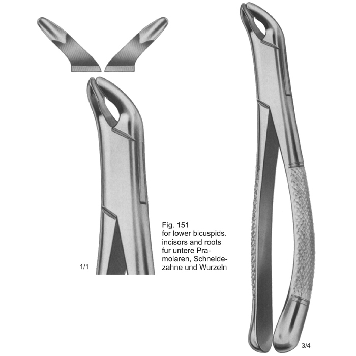 Tooth Extracting Forceps (American Pattern) 